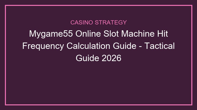 online slot machine hit frequency calculation guide - Online Slot Machine Hit Frequency Calculation Guide